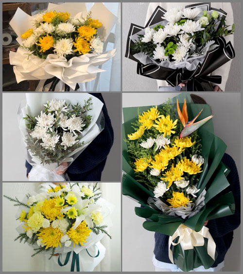山东青岛胶州市胶西镇小刘家疃村白事花束代送